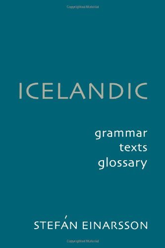 Image of Icelandic: Grammar, Text and Glossary by Stefan Einarsson (31-Dec-2000) Paperback