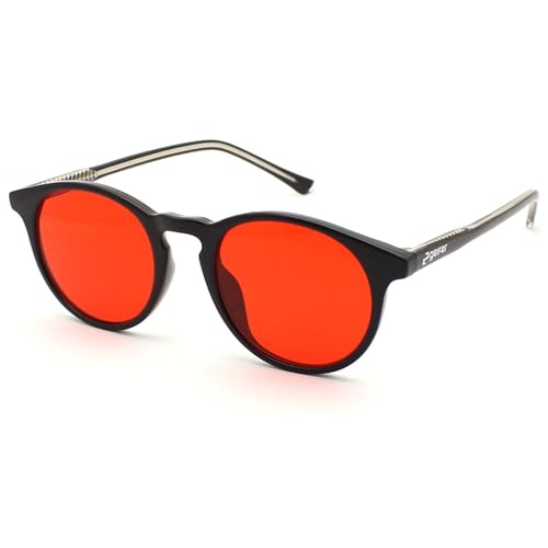 GEIFER Gafas Filtro Luz Azul – Gafas Luz Roja para Dormir, Bloquean Luz Azul 99% y Favorecen el Descanso – Blue Light Glasses Hombre y Mujer Biohaking (Noche)