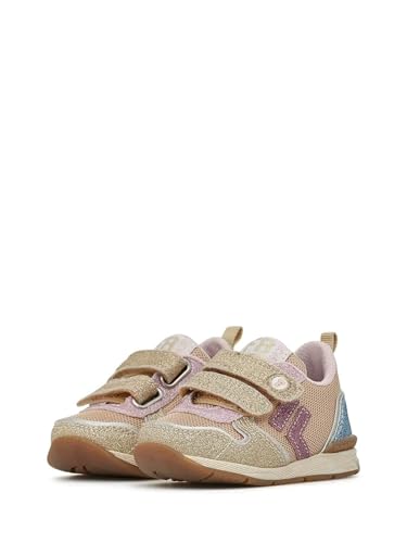 Baskets Falcotto à scratchs dorées pour maintenir les pieds fragiles de bébé - 2