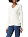 Produktbild FIND Damen Pullover Cotton V AMZL006 - C, Gr. Large, Elfenbein (Ivory W41110-35350)