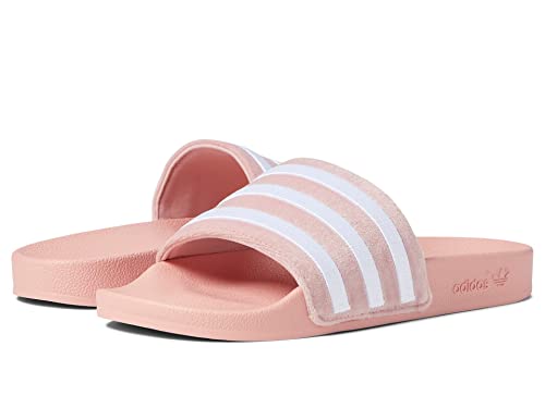 adidas Damen Adilette Slide Sandal, Wonder Mauve/Cloud White/Wonder Mauve,...