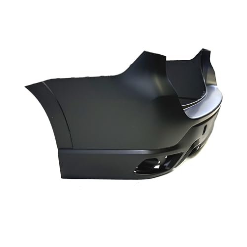 Image of FitParts Compatible with Subaru Forester 2019-2020 Rear Bumper Cover | Primed, Textured, With Textured Area, Without Parking Sensor Holes, Ready to Paint, OEM 57704SJ301, SU1100194