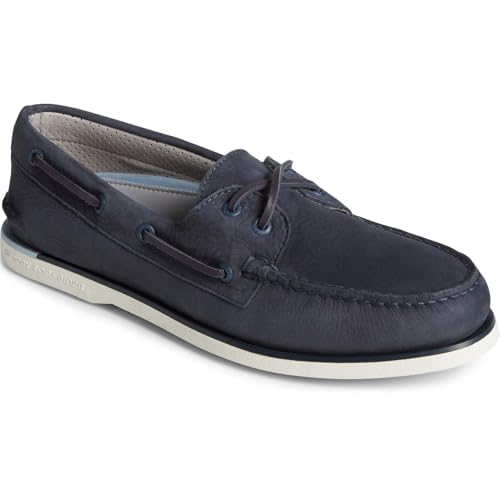 Image of Sperry Mens Gold Cup Authentic Original Nubuck Boat Shoes (6.5 UK) (Navy)