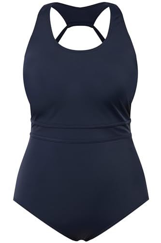Ulla Popken, Damen, große Größen, Badeanzug, Zierknoten, Softcups,...