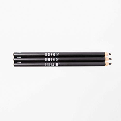 Lord & Berry Line Shade Eye Liner - Soft Creamy Rich Pigment Formula For Ultra-Fluid Application, Waterproof Long Lasting Eyeliner Pencil, Easy To Use Eye Makeup, Dark Black #TOP2