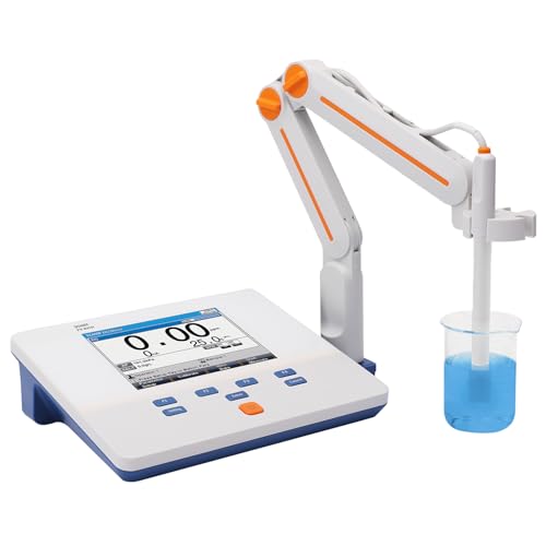 DO400F Benchtop Dissolved Oxygen Meter 0.00–99.99 ppm ±0.10 ppm Accuracy 5.7″ LCD Auto Temp Compensation Air-Saturated Calibration Lab Water Quality