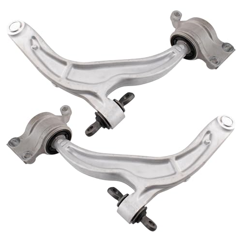 TRQ Front Left and Right Lower Control Arm with Ball Joint Set 2 Piece Compatible with 2017-2024 Chrysler Pacifica 2020-2025 Chrysler Voyager