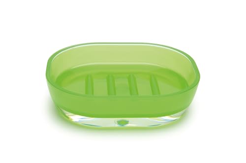 Excelsa Linea Bagno Portasapone, Verde, 15.7 x 11 x 4 cm