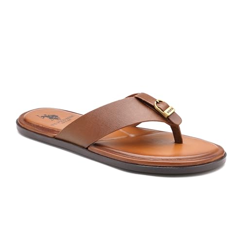 Image of U.S. POLO ASSN. Men's Leather Slipper