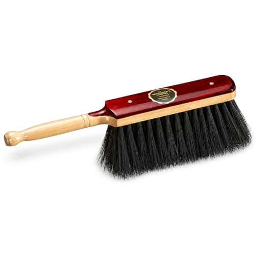 Bricklayers Premium Horsehair Brush | Durable 7-Row Hand Brush with Sturdy Soft Horsehair Bristles | Perfect for Pointing Cleaning and Dusting Brickwork or Light Dry Floor Soiling