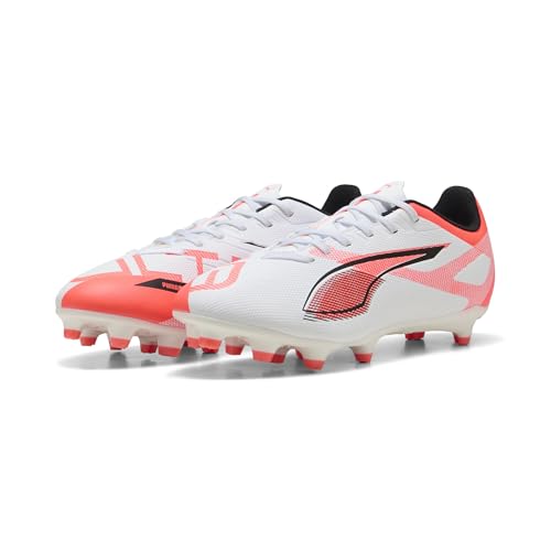 PUMA Ultra 5 Play FG/AG, Unisex Fussballschuh, PUMA White-PUMA...