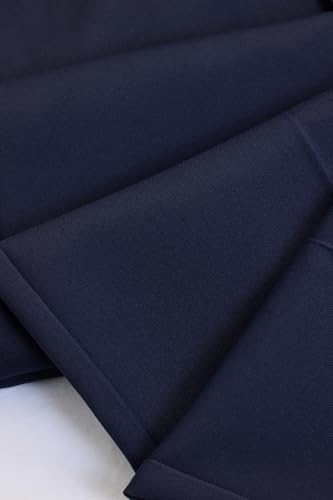 Image of SNITCH Men Trousers Formal Wear | Relaxed Fit Straight Leg Pleated Front & Turned-up Hem Design | Polyester Blend Medium-Stretch Fabric for Office Meetings & Daily Professional Use