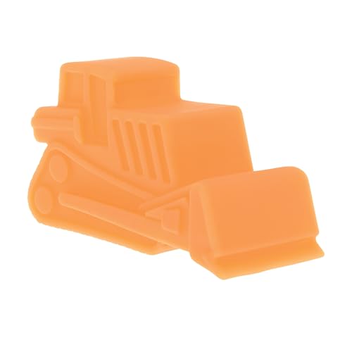 Image of Nuby Vehicle Bath Toys - 5-Pack - Soft, Stackable Toddler Bath Toys - No-Hole Design for Easy Cleaning - 6+ Months - Bulldozer, Excavator, Dump Truck, Ambulance, and Fire Truck
