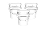 MKS Plastics 5 Gal Airtight Lid (3-Pack)
