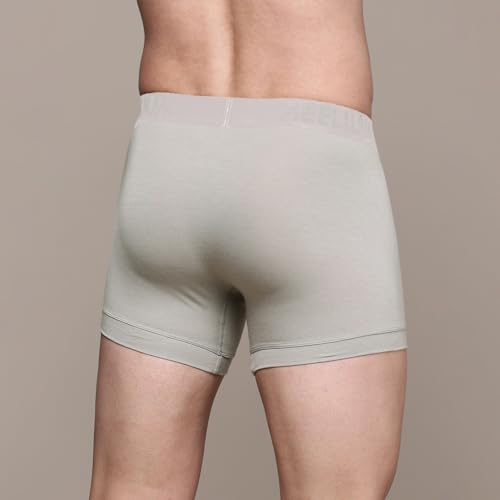 Image of HEELIUM Bamboo Trunks for Men with Keyhole Fly | 3X Softer Than Cotton for All-Day Freshness | Soft & Durable Waistband | Easy Access Underwear for Ultimate Comfort