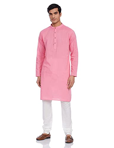 Image of OORA Men's Cotton Kurta & Pajama Set for Birthday,Wedding, Ceremony, Casual, Engagement