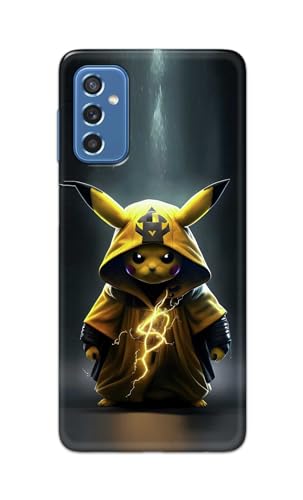 Image of PRINTFIDAA Plastic Printed Hard Back Cover Case For Samsung Galaxy M52 5G Back Cover (Cartoon Cat) -112, Multi