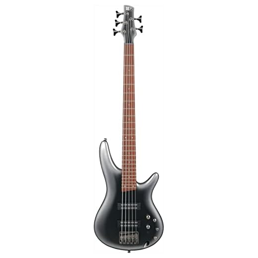 Ibanez Standard SR305E 5-string Bass Guitar - Midnight Gray Burst