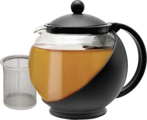 Primula Tetera de media luna para té floreciente – Vaso de boca...