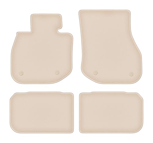 Tapis de sol en velours beige compatible BMW iX1 Crossover anti-saleté