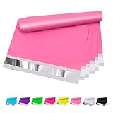 Vapulcio Poly Mailers 10x13 Inch 100 Pcs - Pink Waterproof Shipping Envelopes for Small Business with Tear Resistance and Self-Sealing Feature - Ideal Packaging Bags for Mailing, Shipping, and More