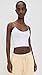 Free People Women's Skinny Strap Seamless Brami, White, XS-S