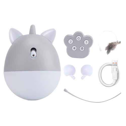 Automatic Interactive Cat Toy, Indoor Cat Interactive Toy, Smart Rotating Cat Toy, Bored Indoor Cat Toy, Scratch Resistant Pet T