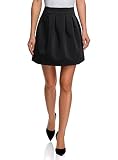 Estilo de ropa: Casual oodji Ultra Mujer Falda Acampanada con Pliegues Suaves, Negro, ES 36 / XS