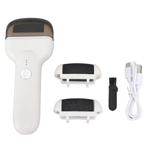 Removedor de callos eléctrico para pies, recargable por USB, IPX6, resistente al agua, automático, eficiente, ergonómico, para exfoliación, piel suave y pedicura, material ABS de
