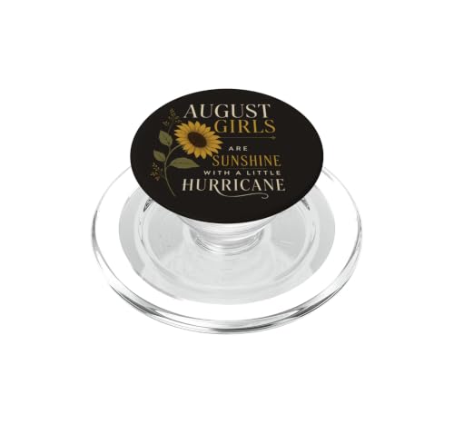 PopGrip para MagSafe de Girasol de Agosto: Soporte Floral Magnético para Móvil de Mujer
