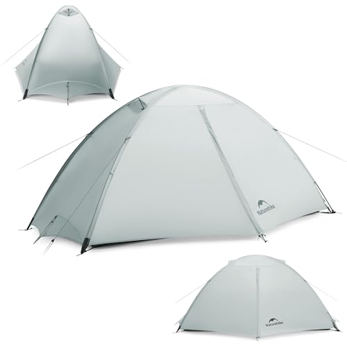 Image of Naturehike Giling 1 /2 Person Backpacking Tent 4 Season Lightweight Tent for Hiking & Bikepacking Easy Setup 3000mm Waterproof Ultralight CampingTents for Outdoor Cycling