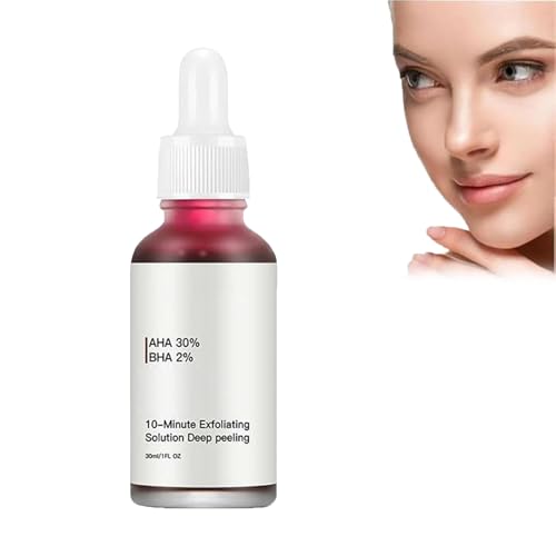 Solución Peeling AHA 30% + BHA 2%,Solución Exfoliante,Reducir la Obstrucción de los Poros,30 ml