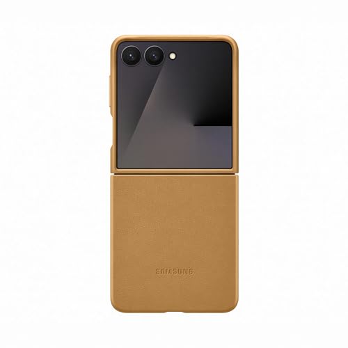 Samsung Kindsuit Case Custodia pieghevole elegante per Galaxy Z Flip7, Camel