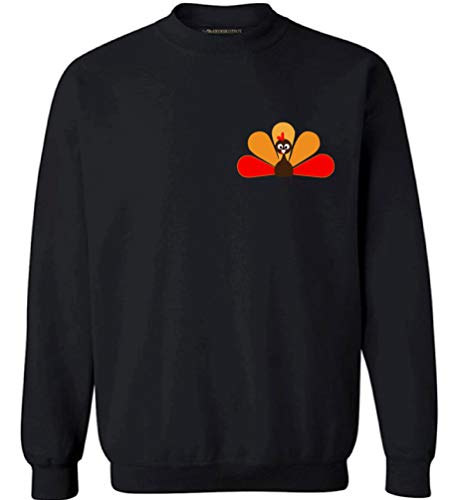 Awkward Styles Turkey Colorful Wings - Happy Thanksgiving Sweater - Holiday Season Sweatshirt For Men and Women