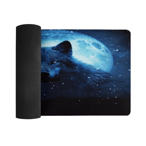Wolfs Desk Pad protector de goma tamaño grande miniatura 3