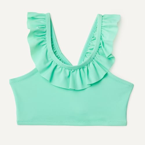 Image of Amazon Essentials Girls' Ruffle Two-Piece Bikini Swim Set