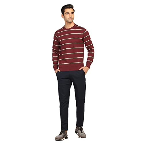 Image of blackberrys Men's Cotton Blend Crew Neck Sweatshirt