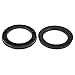 X AUTOHAUX 4pcs Plastic 77.8mm ID to 108mm OD Car Hub Centric Rings Wheel Bore Center Spacer
