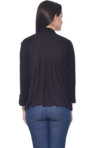 Image of Frenchtrendz Womens's Viscose Crepe Shrug(Size: XS-4XL)