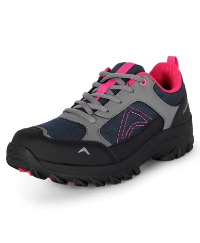 Image of Women's Low Ankle Hiking Shoes - EH 500 | Non-Slip, Lightweight Trail Shoes for Outdoor Trekking & Walking Multicolor