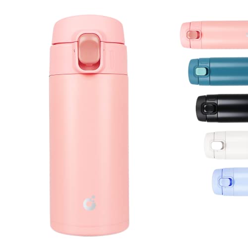 CodiCile Travel Mug, Reusable Coffee Cups with BPA-Free & Leakproof Lid,Coffee Flask for Hot and Cold Drinks,Double Wall Insulated Coffee Mug,Coral Pink,320ml