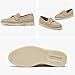 BEAU TODAY Suede Loafers Flats for Women, Women’s Slip On Penny Loafers, Leather Driving Comfortable Dress Ladies Loafers Casual Office Work Shoes Apricot US 8.5