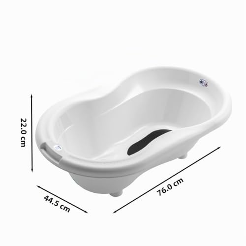 Rotho Babydesign TOP Baby Badewanne Babybadewanne Kinderbadewanne Weiß