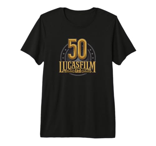 Lucasfilm Ltd T-Shirt Premium pour Homme et Femme Collection Édition 50ème Anniversaire