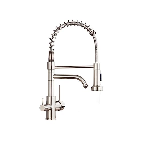 Mitigeur de cuisine 3 voies pour purifier l'eau du robinet sans double perçage