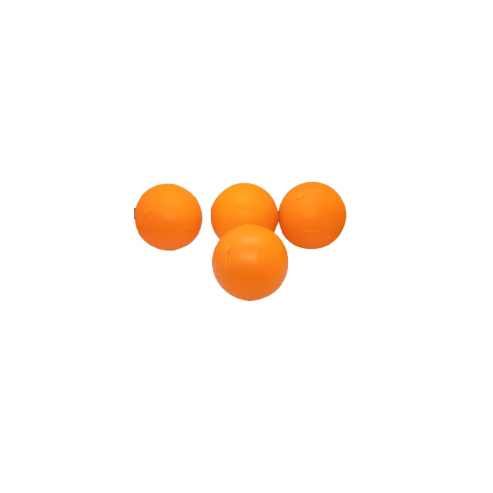 Plastic Cricket Ball Orange Color Ball (Pack of 4) | Hard Plastic Cricket Balls| Standard Size Kids & Adult Plastic Ball-image-11