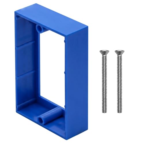 Boîte d'extension prise simple YQSIYU 3/4 po, 1 paquet, bleu