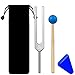 528 Hz Tuning Fork for Healing, DNA Repair, Reliever Stress and Perfect Healing Musical Instrument, with Blue Silicone Hammer