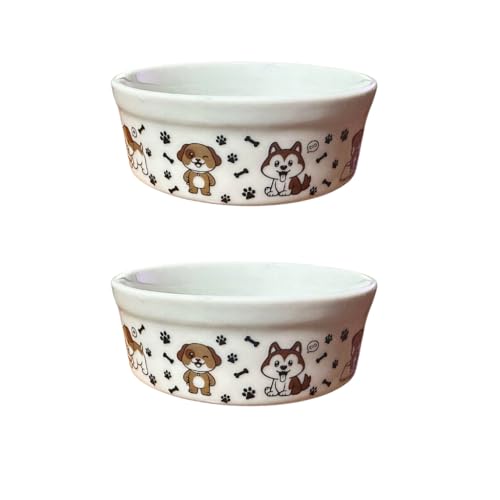 kit 2 Uni Comedouros/Bebedouro de porcelana 600 ML Primeira Linha...