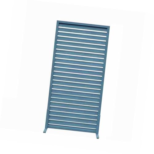 Celosía estilo rejilla enredaderas y flores trepadoras,Panel privacidad decorativo for exteriores/interiores,para separación temporal paredes en el patio trasero(Blue,60x120cm)